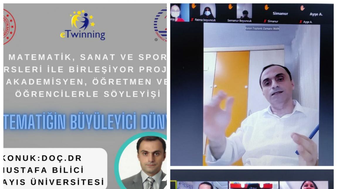 Öğrencilerimiz eTwinning projemiz kapsamında Doç.Dr.Mustafa Bilici ile söyleşi gerçekleştirdi.